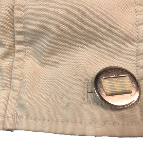 Womens St. John's Bay Beige Coat - Picture 6 of 7